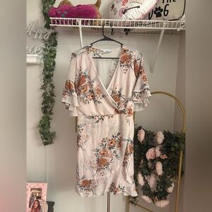 Haute Monde Floral Short Sleeve Dress